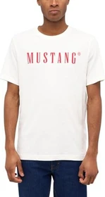 Mustang Austin Basic T-Shirt kurzarm off white (Herren)