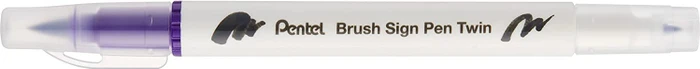 Pentel Brush Sign Pen Twin SESW30C violett