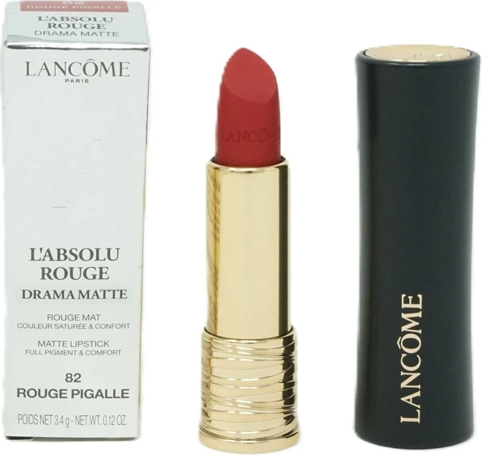 Lancôme L'Absolu Rouge Drama Matte Lippenstift New Edition 82 rouge-pigalle, 3.4g