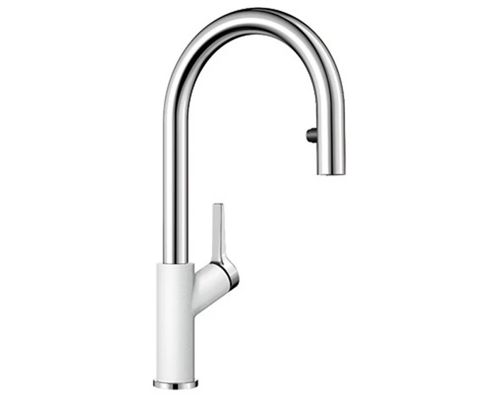 Blanco Carena-S Vario HD silgranitweiß/chrom