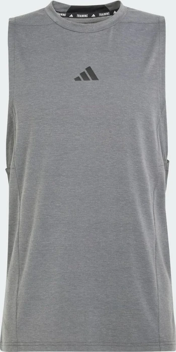 adidas Designed for Training Workout Funktionsshirt ärmellos dgh solid grey (Herren)