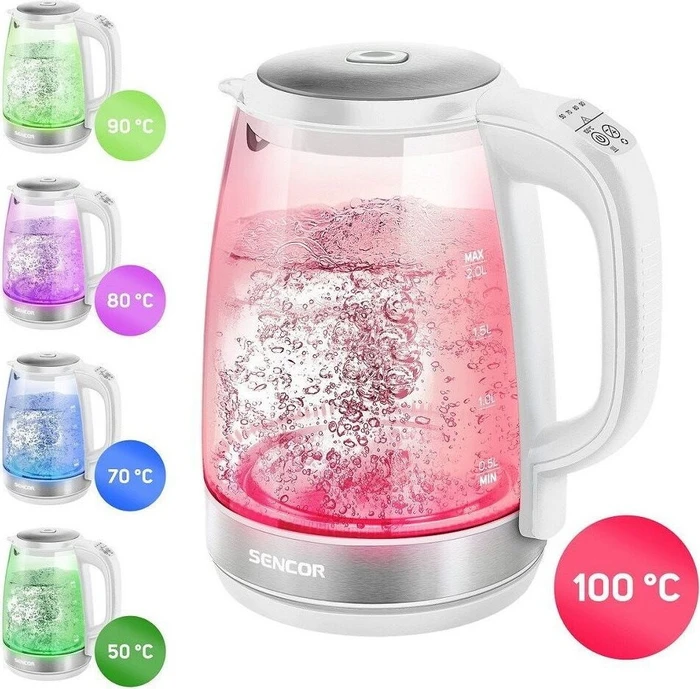Sencor SWK 2190WH Glas-Wasserkocher weiß
