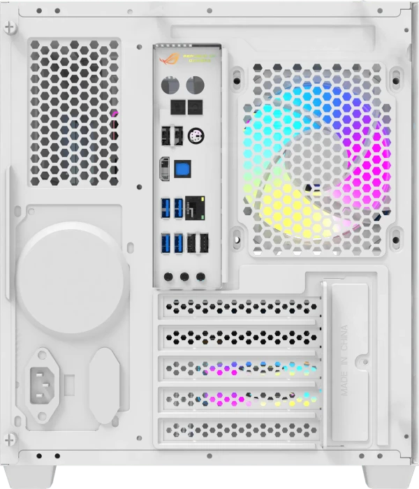 DarkFlash C275P White, Glasfenster