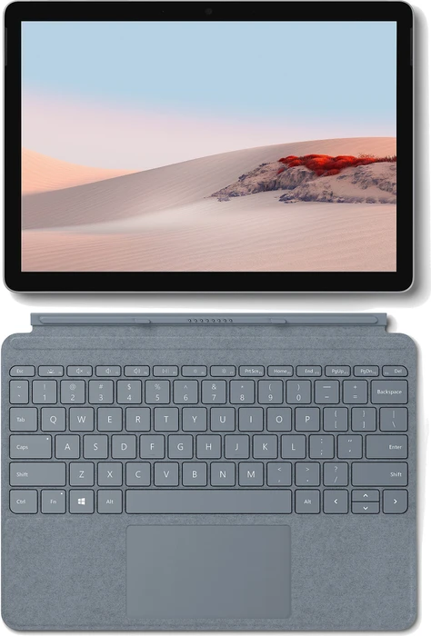 Microsoft Surface Go 2, Core m3-8100Y, 8GB RAM, 128GB, Business, Surface Go 2 Signature Type Keyboard Eisblau Bundle