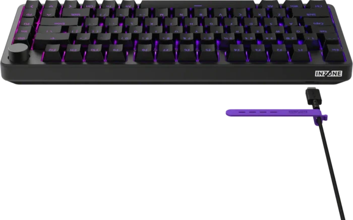 Sony INZONE KBD-H75 Gaming Keyboard, schwarz, LEDs RGB, Gateron 2.0 Magnetic Nebula, USB, DE
