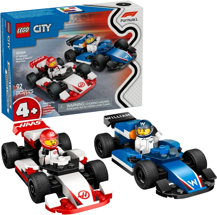 LEGO City - Williams Racing und Haas F1 Rennautos