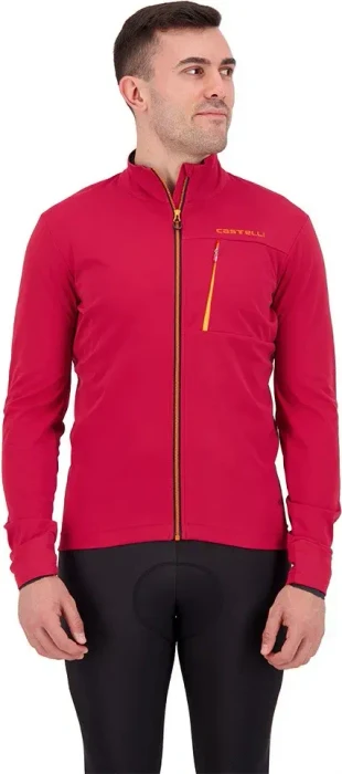 Castelli Go Fahrradjacke pro red/brilliant orange (Herren)