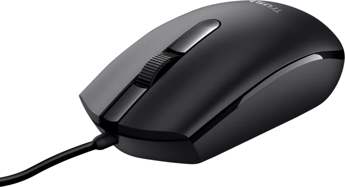 Trust TM-101 Optical Mouse schwarz, ECO zertifiziert, USB