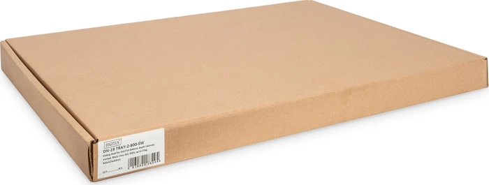 Digitus ausziehbarer Fachboden für Netzwerk- und Serverschränke, 19", schwarz, 800mm Einbautiefe, 1HE