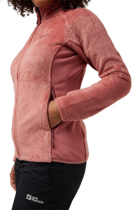 Jack Wolfskin Rotwand Full-Zip Fleece Jacke mineral red (Damen)