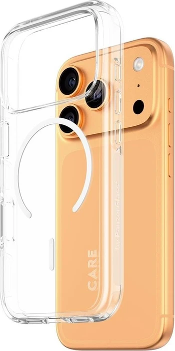 PanzerGlass Care Flagship Case Transparent Urban Explorer w. White MagSafe für Apple iPhone 17 Pro