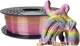 AzureFilm PLA Silk, Rainbow Tropicana, Spule, 1.75mm