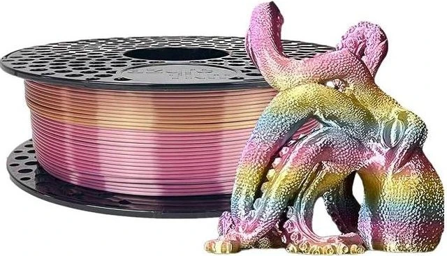 AzureFilm PLA Silk, Rainbow Tropicana, Spule, 1.75mm