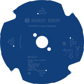 Bosch Professional Expert for Fiber Cement Kreissägeblatt 4Z, 140x1.3x20mm, 1 Stück