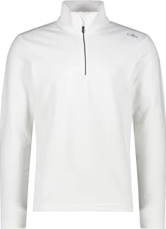 CMP Grit Tech Fleece Funktionsshirt langarm bianco/antracite (Herren)