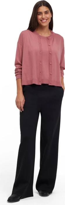 Falke Basic Apparel Cardigan Rundhals Strickjacke karkade (Damen)