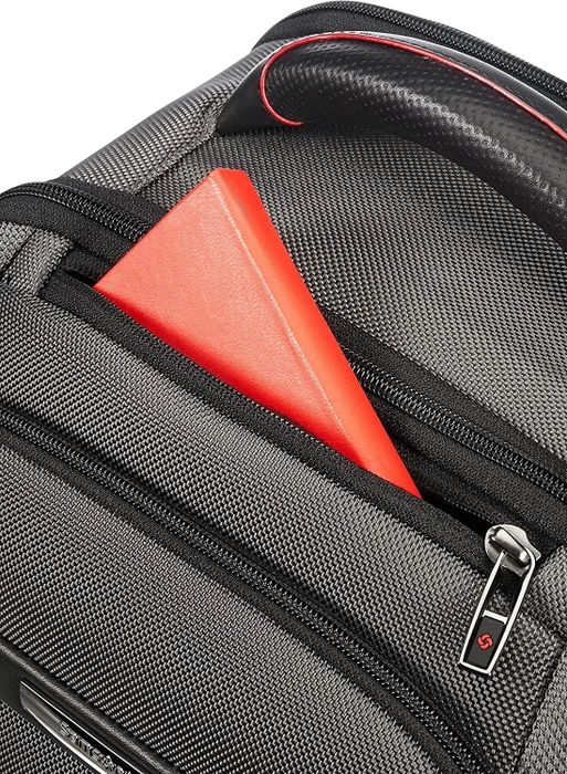 Samsonite Pro-DLX 5 Laptop Backpack 3V expandable 17.3" erweiterbarer Notebook-Rucksack grau