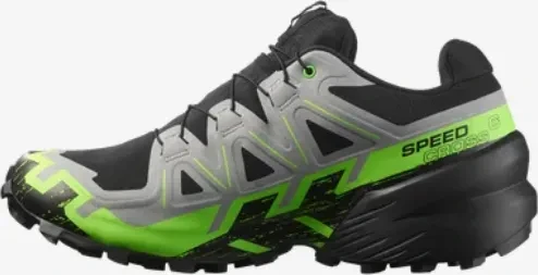 Salomon Speedcross 6 GTX black/alloy/green gecko (Herren)