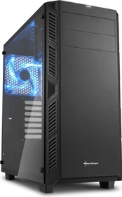 Sharkoon AI7000 Glass schwarz, Glasfenster