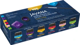 Kreul Javana Stoffmalfarbe für helle und dunkle Stoffe Color Living, 6 Farben, 20ml, 6er-Set
