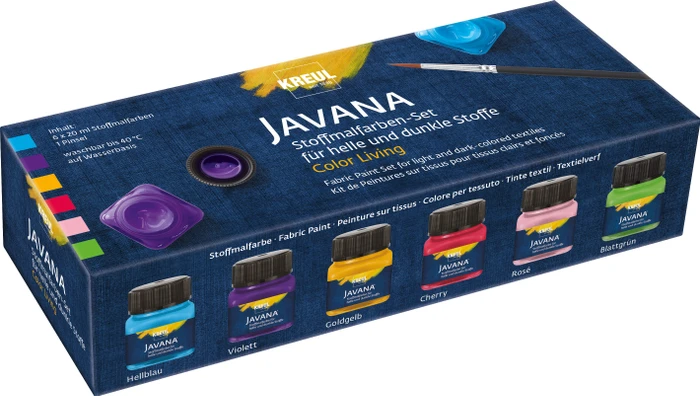 Kreul Javana Stoffmalfarbe für helle und dunkle Stoffe 20ml