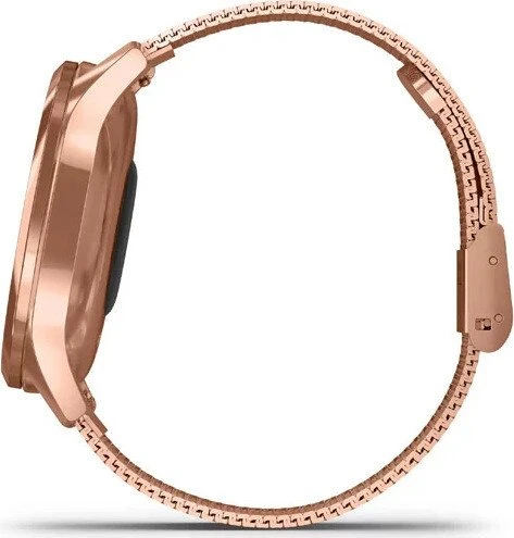Garmin vivomove Luxe Aktivitäts-Tracker rose gold milanese/18k rose gold
