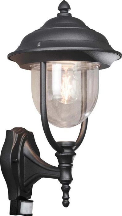 Konstsmide Parma 24cm Sensor Wandleuchte schwarz