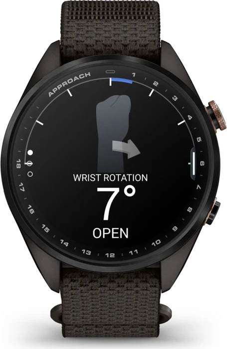 Garmin Approach S72 43mm carbon gray-heritage bronze dlc titanium/pebble grey