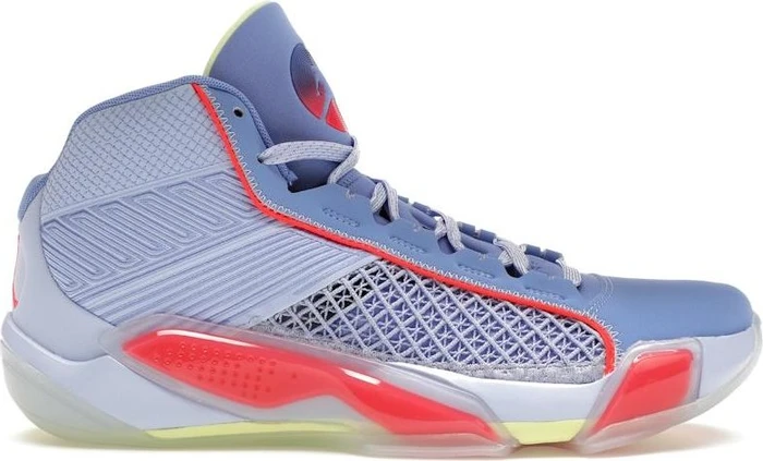 Nike Air Jordan XXXVIII light marine/royal pulse/flash crimson/astronomy blue