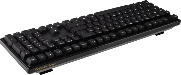Ducky Origin Phantom Black, Retro schwarz, MX BLACK, USB, US