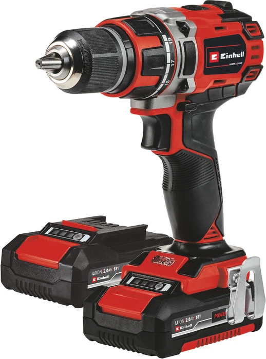 Einhell Expert TE-CD 18/50 Li BL PurePOWER Akku-Bohrschrauber inkl. Koffer + 2 Akkus 2.0Ah