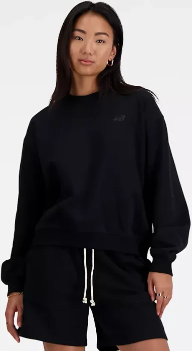 New Balance French Terry Crew Sweatshirt schwarz (Damen)