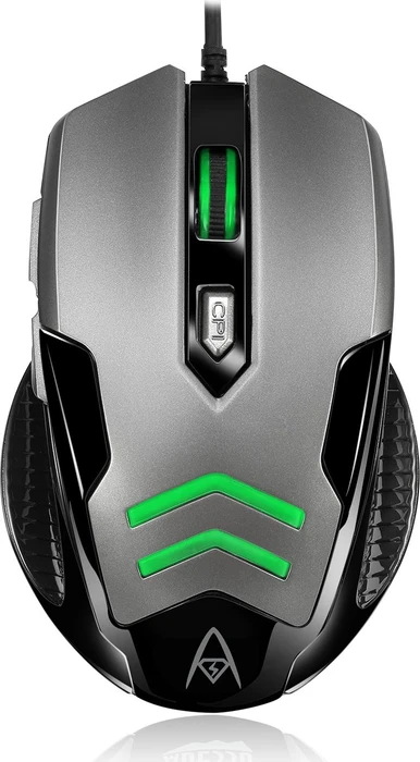 Adesso iMouse X1 Multi-Color 6 Button Gaming Mouse grau, USB