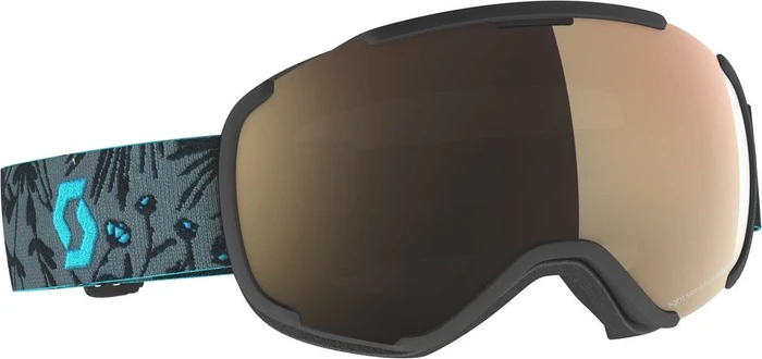 Scott Faze II LS black/cyan blue-light sensitive bronze chrome