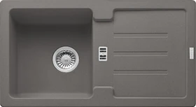 Franke Strata STG 614-78 Einbau Becken rechts steingrau