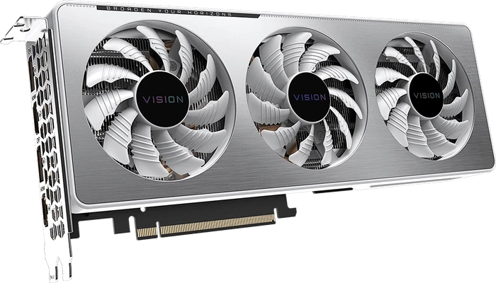 GIGABYTE GeForce RTX 3060 Ti Vision OC 8G (Rev. 2.0) (LHR), 8GB GDDR6, 2x HDMI, 2x DP