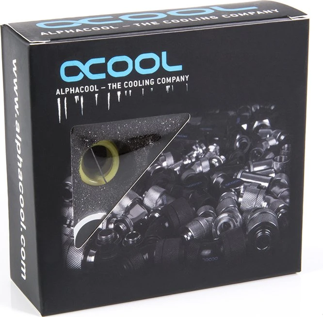 Alphacool Eiszapfen Rohranschluss G1/4" auf 14mm, chrome, 6er-Pack