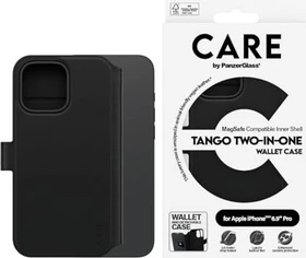 PanzerGlass Care Feature Case Tango Two-in-One Wallet MagSafe für Apple iPhone 16 Pro Max schwarz (1332)