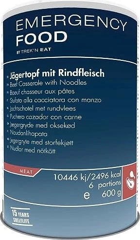 Trek'n Eat Jägertopf mit Rind und Nudeln EL 2496kcal