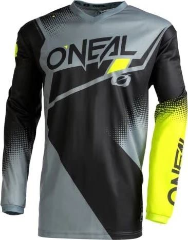 O'Neal Element Racewear V.22 Trikot langarm schwarz/grau/neon gelb (Herren)