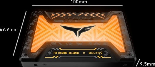 TeamGroup T-Force Delta S TUF Gaming Alliance RGB SSD 1TB, 2.5" / SATA 6Gb/s