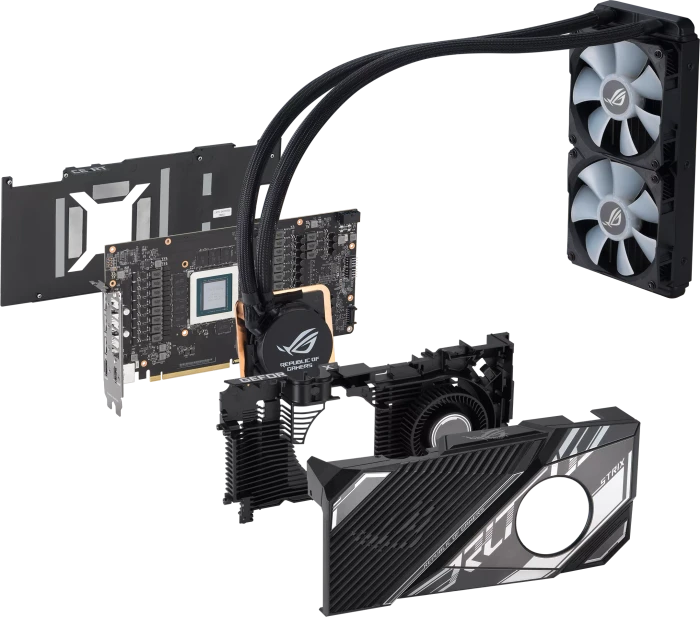 ASUS ROG Strix LC GeForce RTX 4090, ROG-STRIX-LC-RTX4090-24G-GAMING, 24GB GDDR6X, 2x HDMI, 3x DP