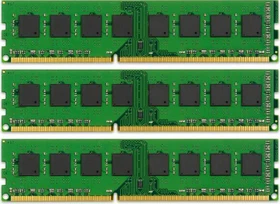 Kingston ValueRAM UDIMM 12GB Kit, DDR3-1600, CL11, ECC