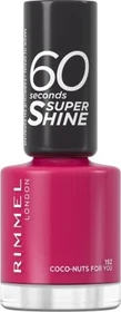 Rimmel 60 Seconds Super Shine Nagellack 152 Coco-Nuts For You, 8ml