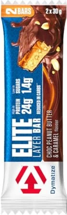 Dymatize Elite Layer Schokolade/Erdnussbutter/Karamell 1.08kg (18x 60g)