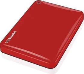 Toshiba Stor.E Canvio Connect II, rot, 3TB, USB 3.0 Micro-B