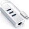 Satechi 2-in-1 silver USB-Hub, RJ-45, USB-C 3.0 [Stecker] Vorschaubild