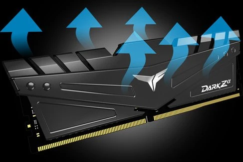 TeamGroup T-Force Dark Zα schwarz UDIMM 16GB Kit, DDR4-4000, CL18-22-22-42, 1RX8
