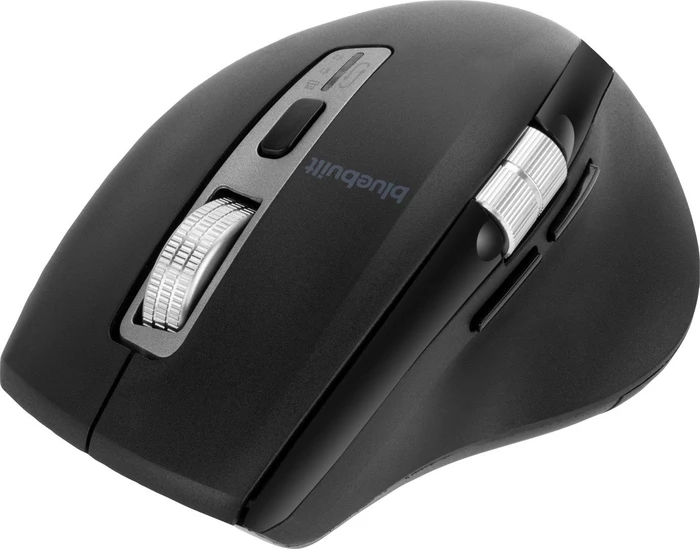 BlueBuilt Maximus Kabellose Ergonomische Bluetooth-Maus, schwarz, USB/Bluetooth