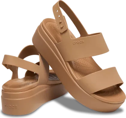 Crocs Brooklyn Low Wedge milk chocolate (Damen)